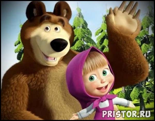 Маша и Медведь - картинки из мультфильма, прикольные, смешные 9