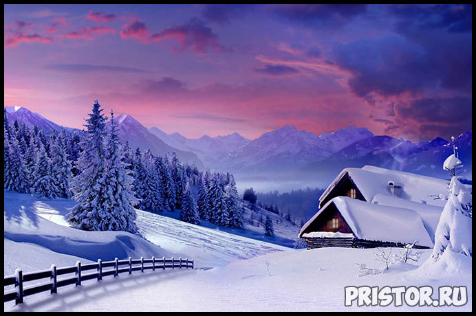 Красивые фото зимней природы, зима - красивые фото природы 4