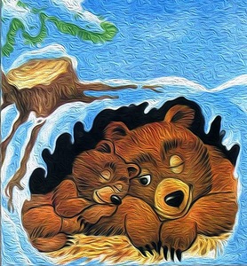 Медведь в берлоге картинки для детей - красивые и прикольные 2