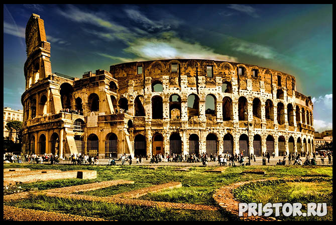Римский Колизей в Италии фото