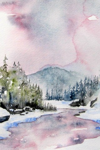 Картинки зима на телефон - красивые и прикольные скачать бесплатно 9