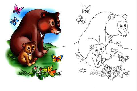 Медведь картинки для детей, медвежонок картинки для детей 5
