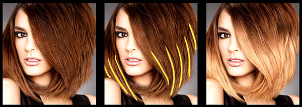 Эффект выгоревших волос на темных волосах - фото, описание 1