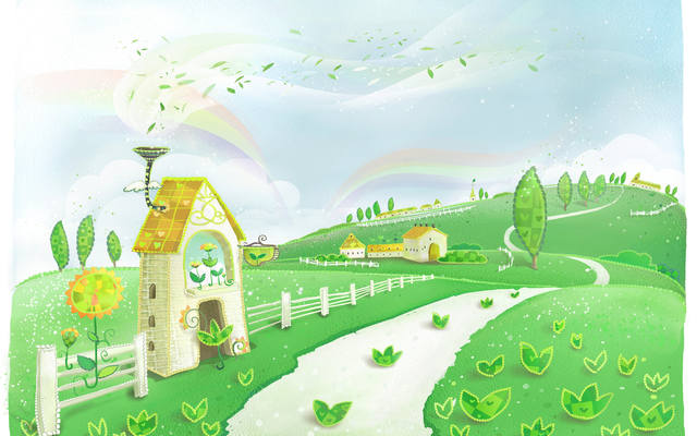 Наш волшебный зеленый дом картинки и рисунки - красивые и удивительные 6
