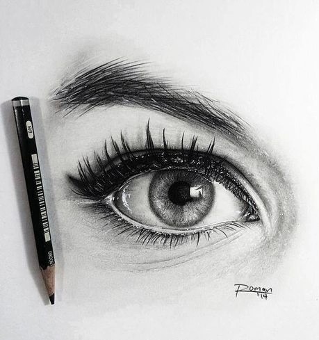 Картинки для срисовки глаза девушек и парней - красивые и прикольные 10
