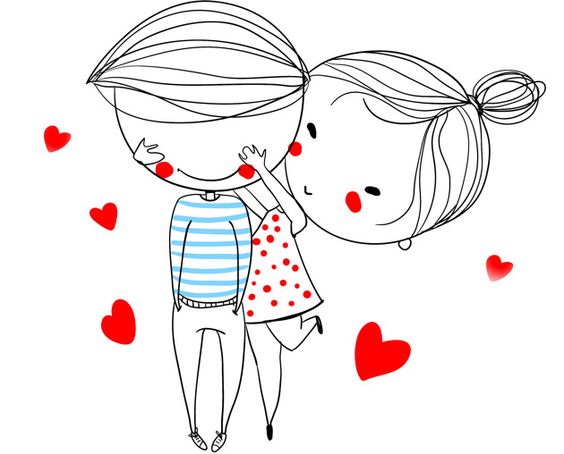 Прикольные и красивые рисунки для срисовки любовь - скачать онлайн 16