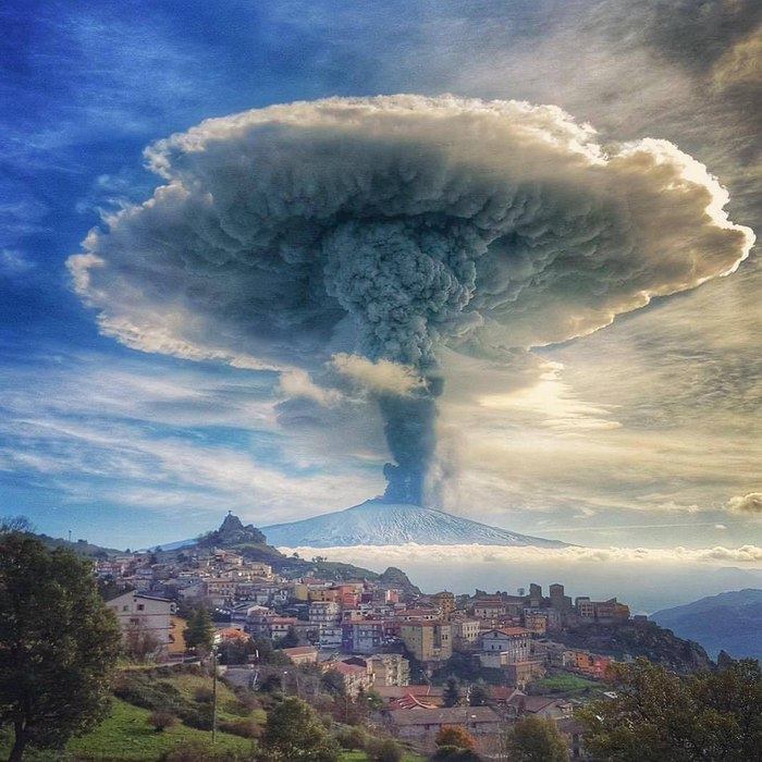 Извержение вулкана, землетрясения, лава - красивые снимки и фото 3
