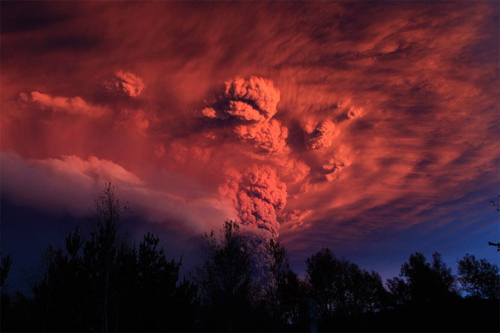 Извержение вулкана, землетрясения, лава - красивые снимки и фото 8