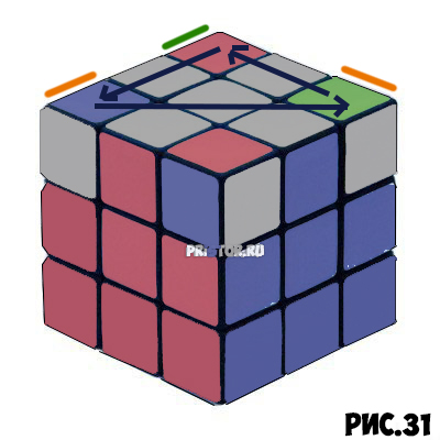 Как собрать Кубик Рубика 3х3 для начинающих - схема с фото, алгоритм 39