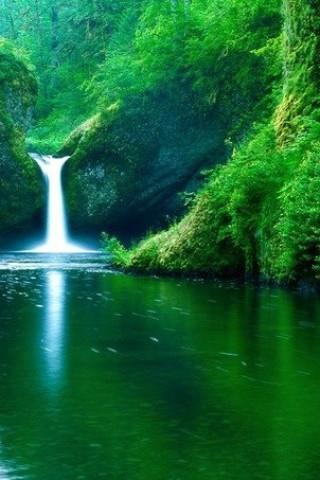 Картинки на телефон водопады и водопад - самые красивые 11