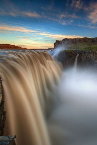 Картинки на телефон водопады и водопад - самые красивые 14