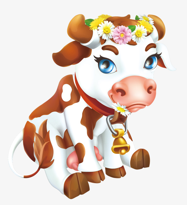Красивые картинки коровы для детей и малышей - сборка 18