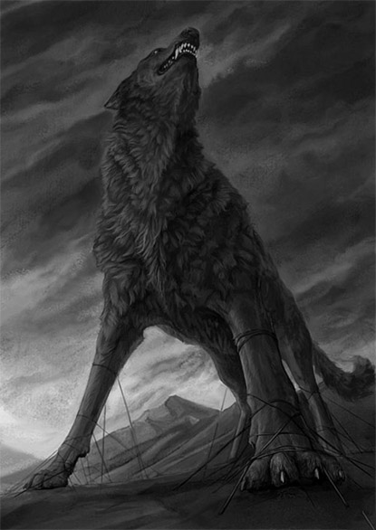 Прикольные и красивые арт картинки волка. Нарисованный волк, фэнтези 19