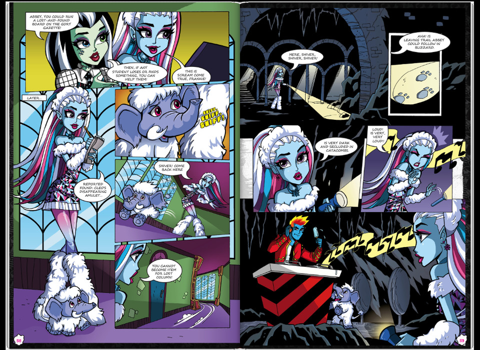 Красивые и прикольные комиксы про Школа монстров Monster High 11