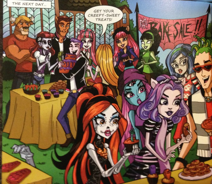 Красивые и прикольные комиксы про Школа монстров Monster High 19