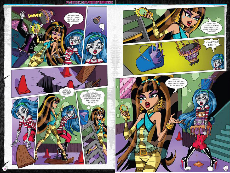 Красивые и прикольные комиксы про Школа монстров Monster High 8