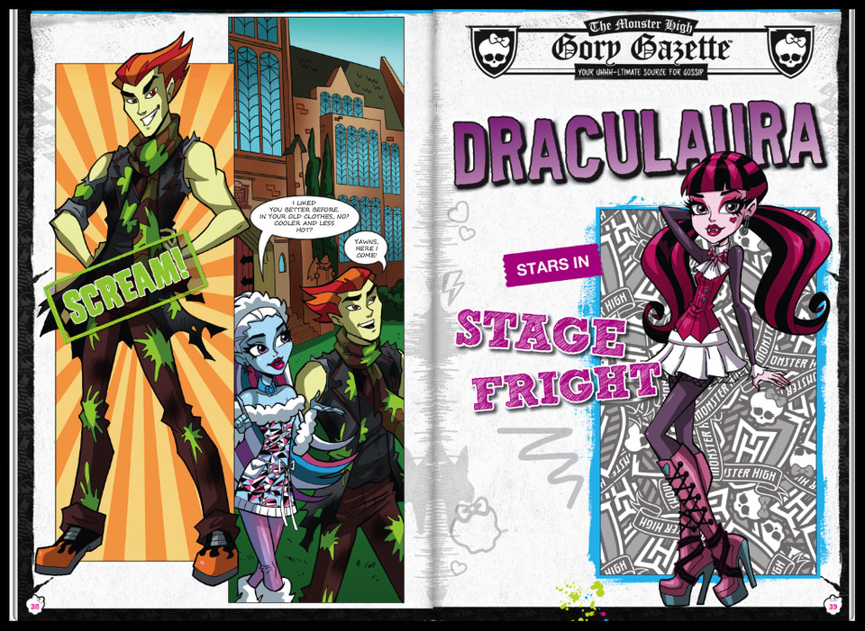 Красивые и прикольные комиксы про Школа монстров Monster High 9