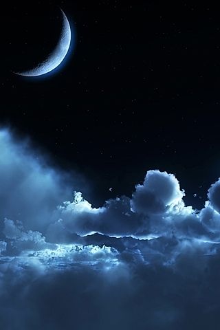 Невероятные и необычные картинки, фото луны на телефон на заставку 13