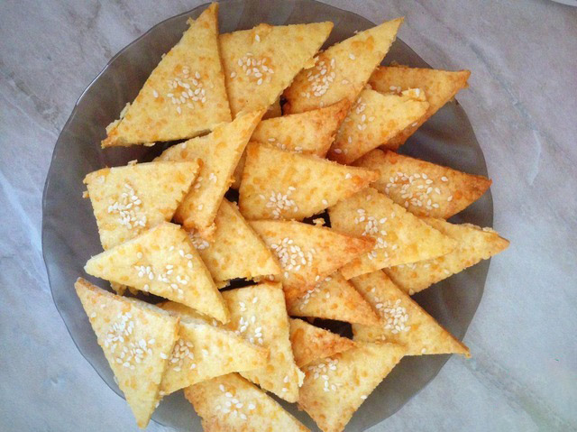 Как приготовить вкусное печенье Тающие треугольники - рецепт 1