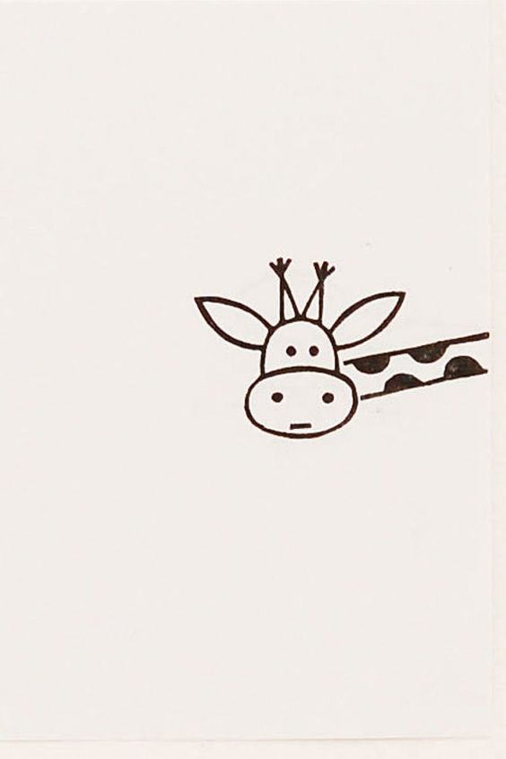 Легкие и простые картинки животных для срисовки - подборка для детей 9
