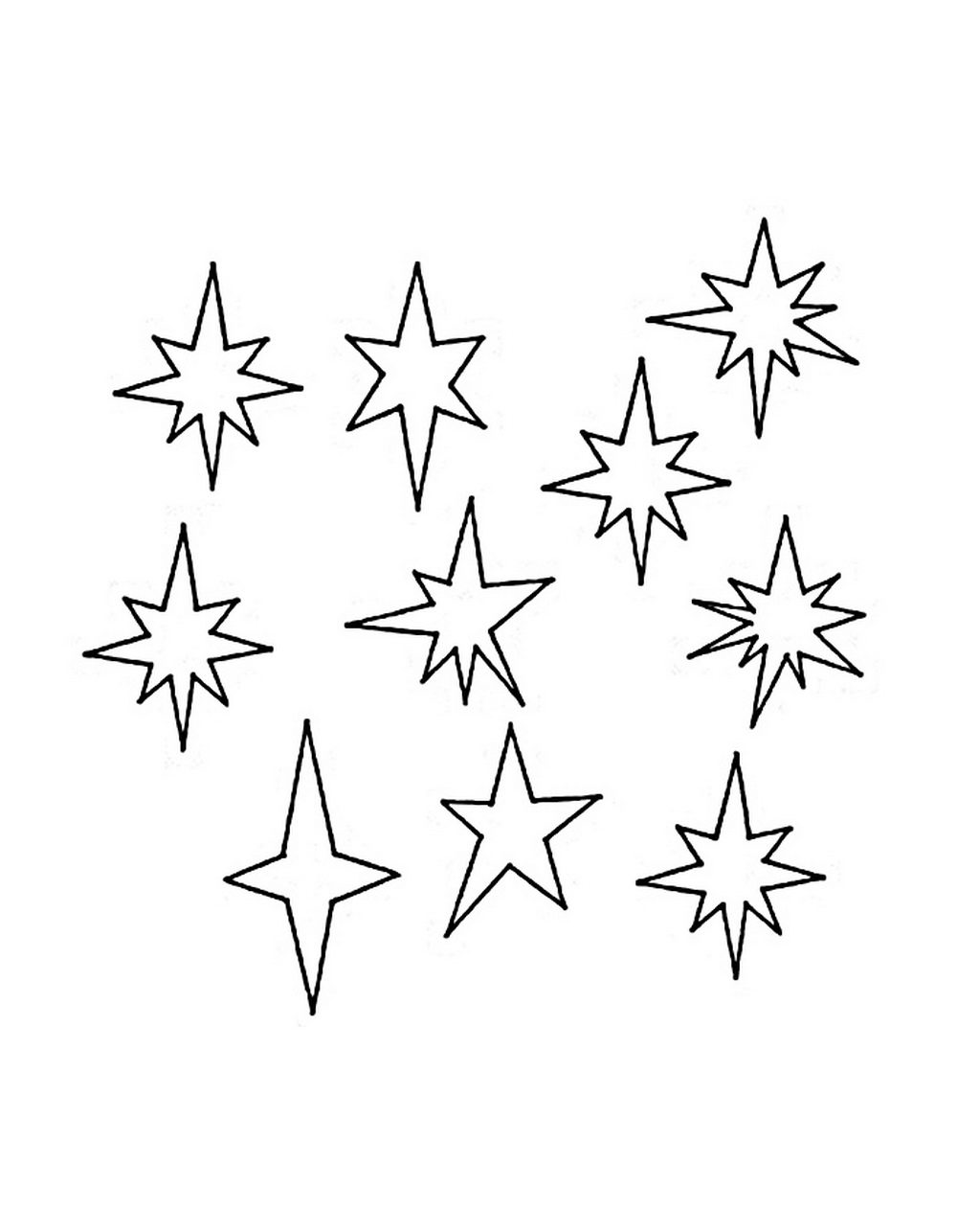 Прикольные и простые картинки для срисовки Звезда, Звезды - сборка 8