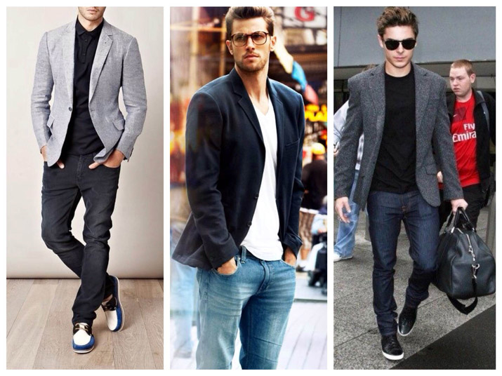 Как мужчинам грамотно сочетать джинсы и пиджак - советы, фото 3