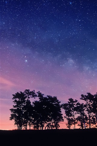 Красивые и прикольные картинки на телефон ночное небо - сборка 5