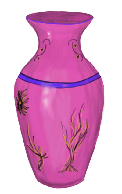 Красивые картинки вазы с цветами и без для срисовки - подборка 5