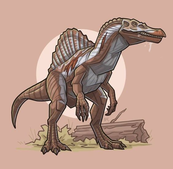 Очень красивые картинки динозавров для срисовки - подборка 10