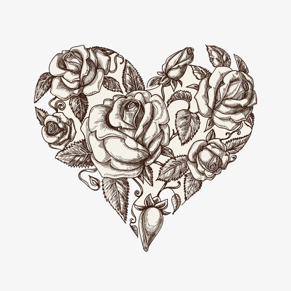 Красивые картинки Сердца для срисовки - самые необычные 10