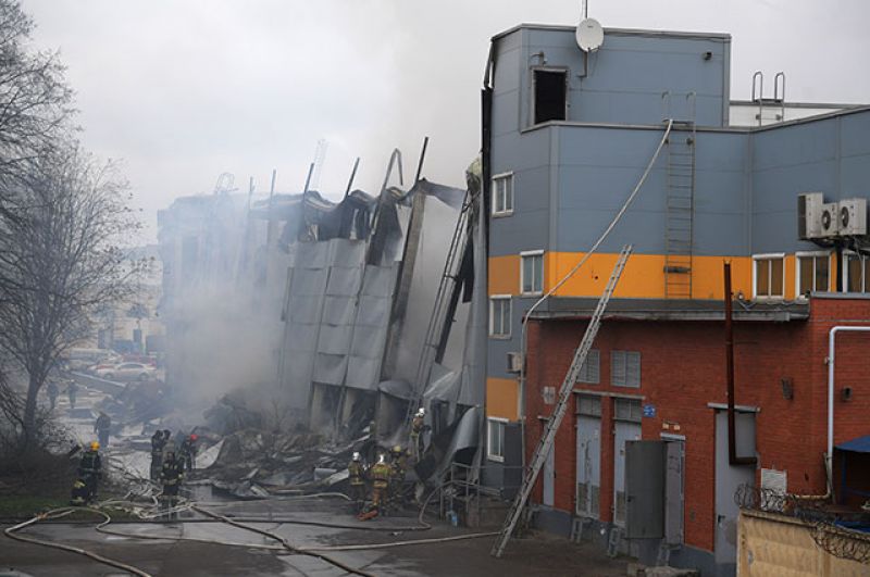 Пожар в гипермаркете «Лента» в Санкт-Петербурге - новости 2