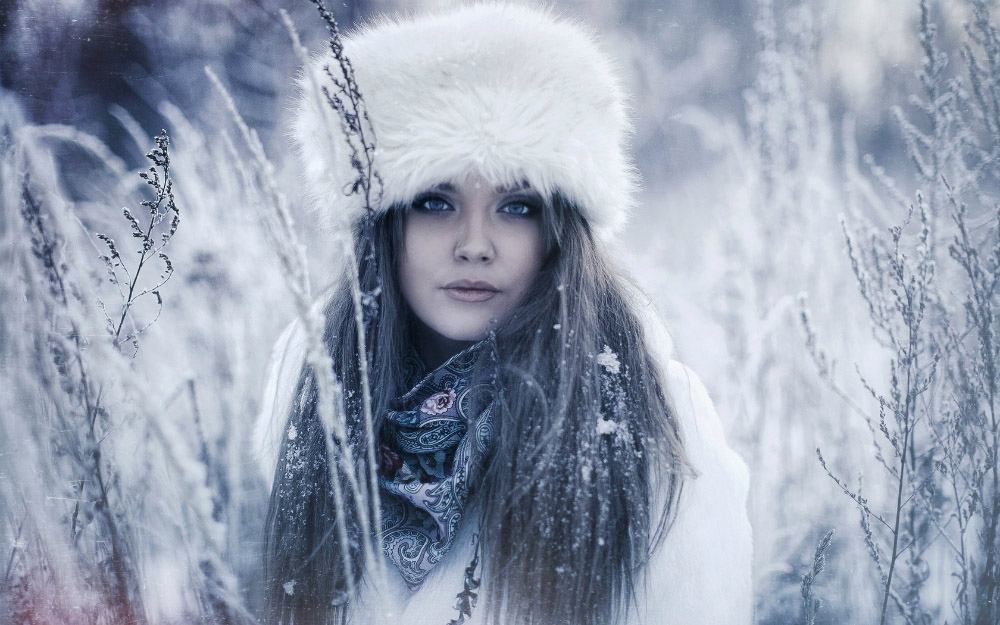 Девушка-зима - удивительные арт картинки, фото, подборка 3