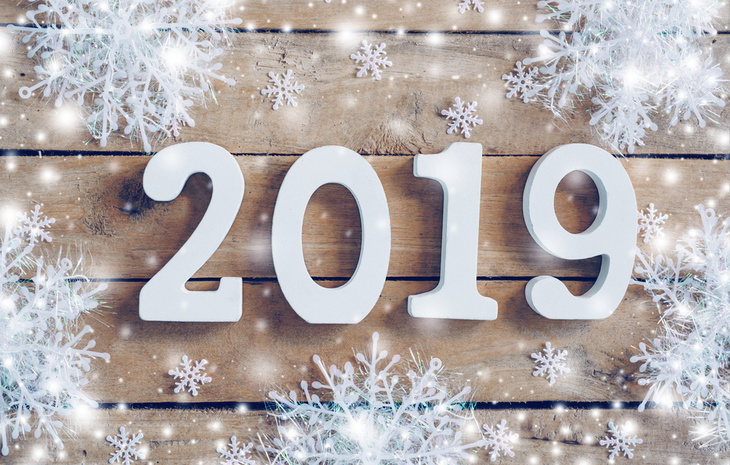 Красивые открытки поздравления с Новым годом 2019 - подборка 3