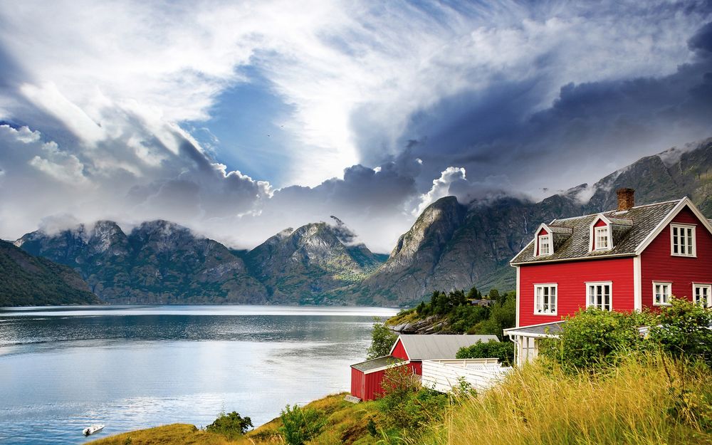 Самые удивительные и красивые фото, картинки Норвегии - сборка 8
