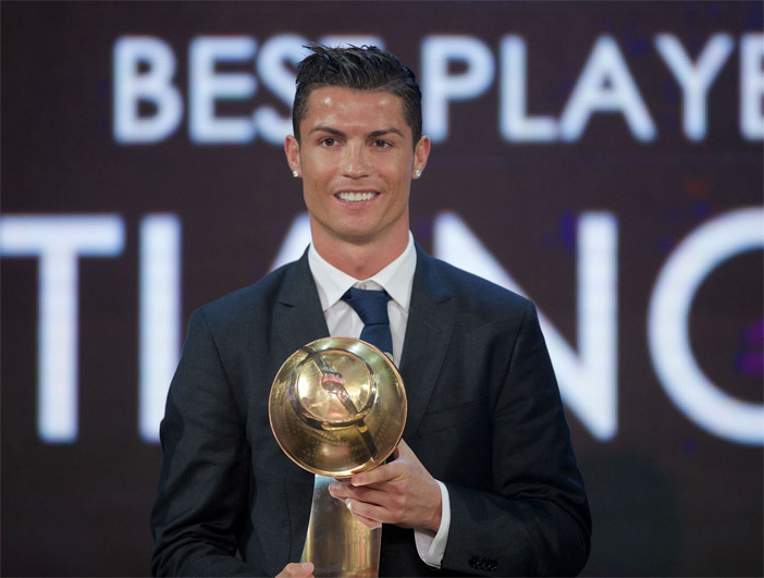 Роналду стал лучшим футболистом года по версии Globe Soccer Awards 1
