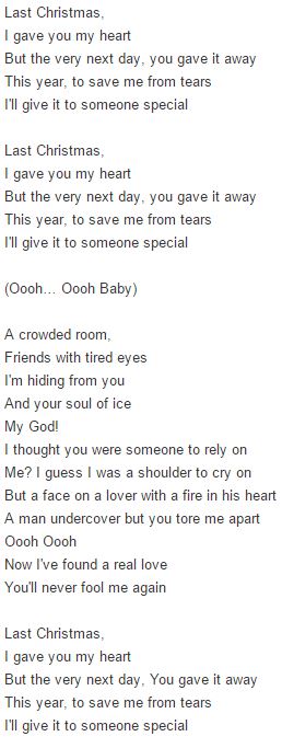Ласт крисмас а гив ю май харт. Last Christmas текст полностью. Last Christmas i gave текст. Last Christmas Wham текст. Слова песни ласт Кристмас.