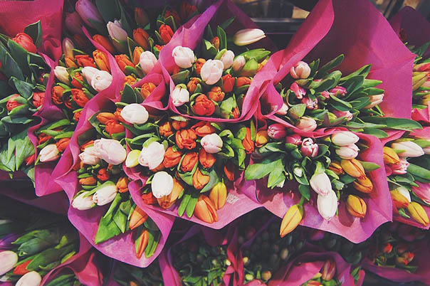 Красивые букеты из живых цветов - фото, картинки, удивительные 16
