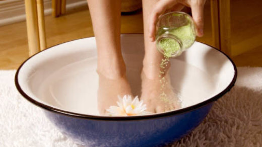 Как сделать ванночки с морской солью для ног в домашних условиях 1