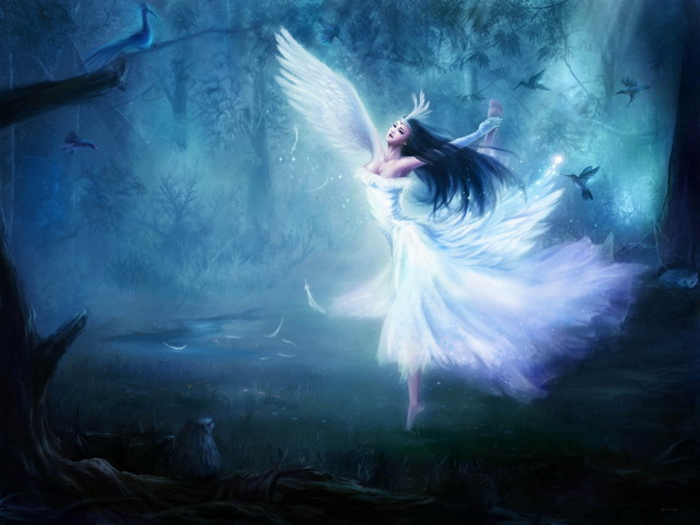Картинки ангелов с крыльями - красивые, прикольные, интересные 8