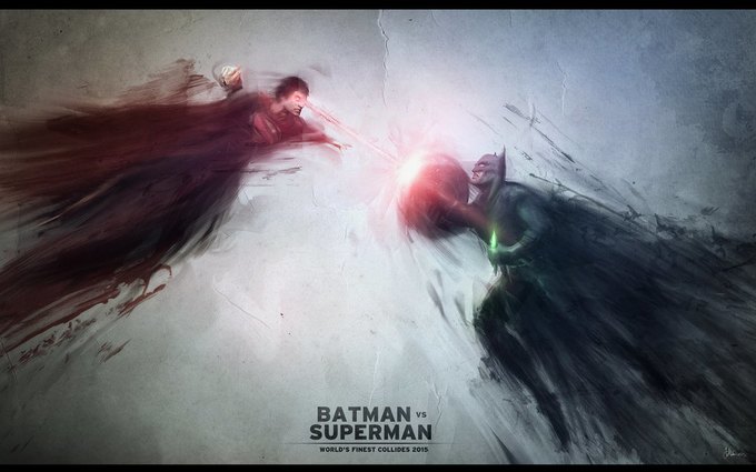 Прикольные картинки Бэтмен против Супермена - смотреть бесплатно 6