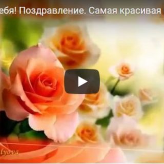 Видео поздравления с цветами День Рождения - скачать бесплатно