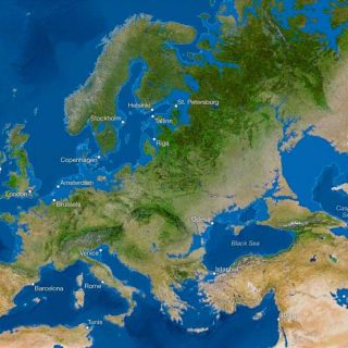Карта мира после таяния всех льдов. Анализ от National Geographic 1