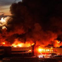 Крупный пожар строительного рынка Синдика - новости, информация 8