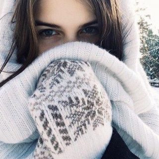 Девушка зимой картинки на аву - самые прикольные и красивые 11