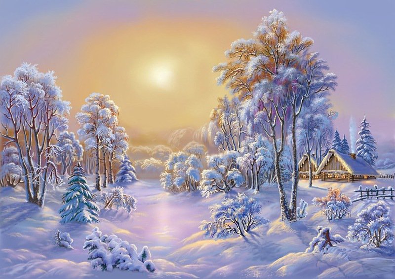Зимняя сказка картинки красивые и прикольные - интересная коллекция 13