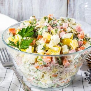 Салаты на Новый год 2018 - легкие и простые рецепты вкусных салатов 1