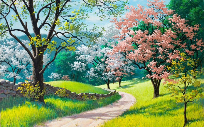 Картинки и рисунки для детей на тему Краски Весны - самые красивые 1