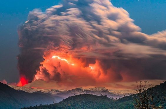 Извержение вулкана, землетрясения, лава - красивые снимки и фото 10