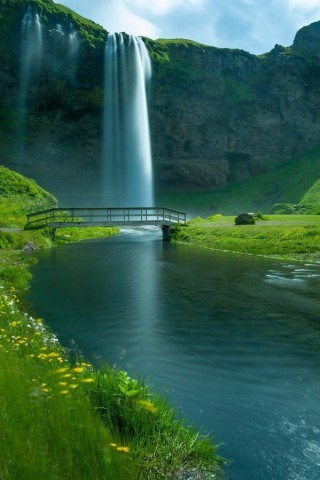 Картинки на телефон водопады и водопад - самые красивые 2