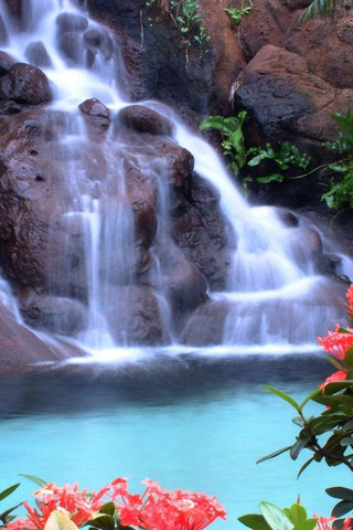 Картинки на телефон водопады и водопад - самые красивые 4
